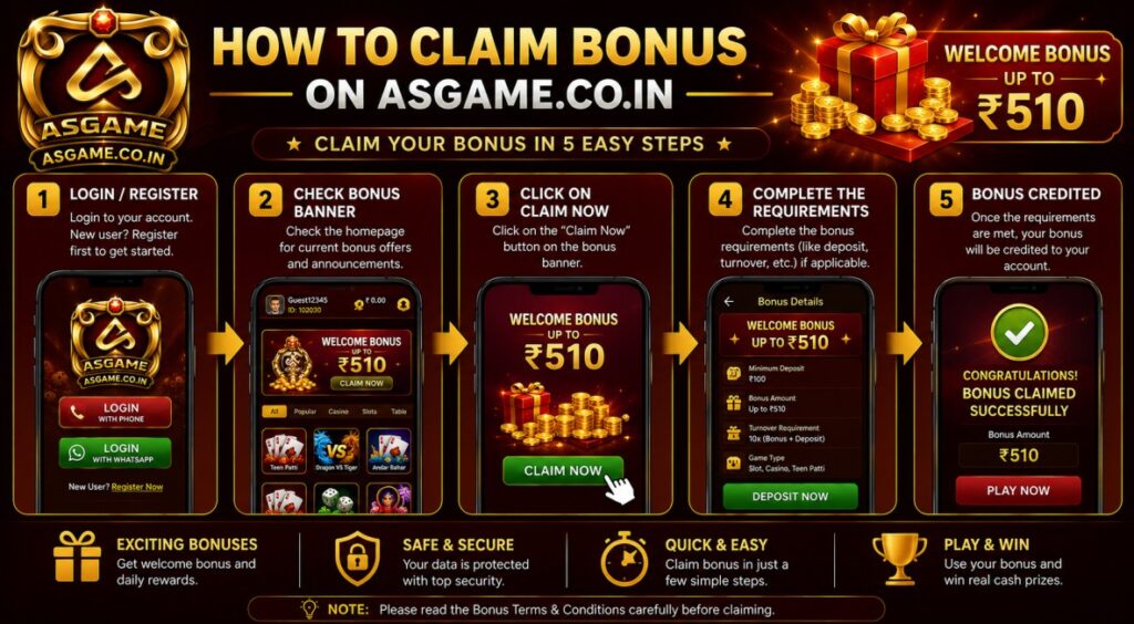 how to claim bonus