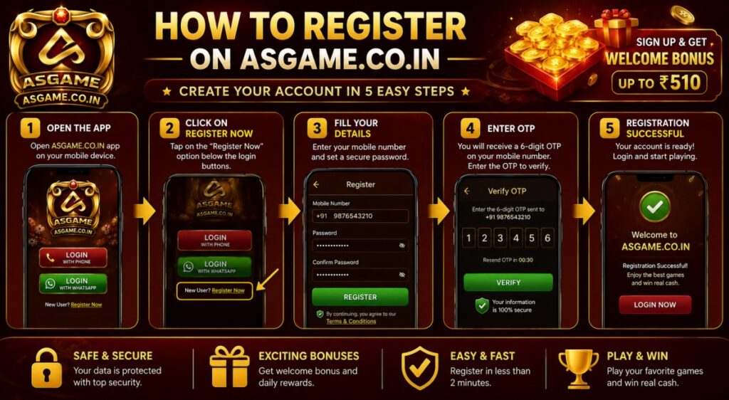how to register asgame